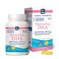 Nordic Naturals prenatal DHA孕妇期胎儿期鳕鱼肝油90粒