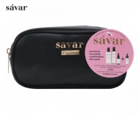 Savar 天然精华混合肤质套装（洗面奶+保湿面膜+玫瑰果油精华+附赠爽肤水+化妆包）