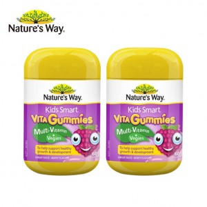 Nature's Way 佳思敏 复合维生素+蔬菜软糖60粒