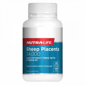 Nutra-Life 纽乐 Sheep Placenta 34000 羊胎素片60片 2022-04