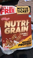 澳洲Kelloggs麦片NutriGrain营养谷物麦片零食早餐即食 290g