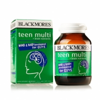 Blackmores 男孩复合维生素 发育营养片  Teen Multi + brain nutrients 60粒
