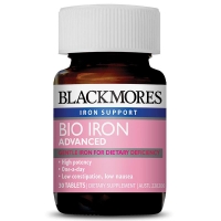 BLACKMORES Bio Iron生物活性铁缓解女性虚弱贫血30粒