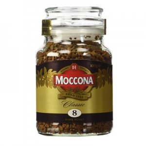 摩可纳/Moccona 8号 深度烘焙 速溶冻干黑咖啡200g瓶装