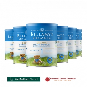 【新西兰直邮-程光】Bellamys 贝拉米一段奶粉900g 六罐包邮 2021年12