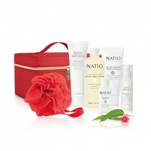 Natio 娜迪奥 红色礼盒套装 包邮送旅行四件套