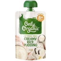 【超市】Only Organic 婴儿有机米糊 奶油布丁味 8+ 120g