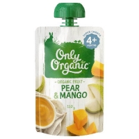 【超市】Only Organic 婴儿有机果泥 香梨+芒果味 4+ 120g