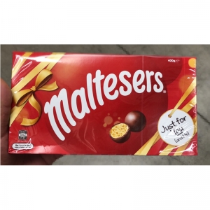 新包装 Maltesers 麦丽素 400g 圣诞节礼盒 巧克力 2021年8月