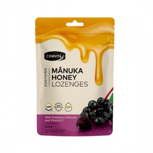 Comvita 康维他蜂胶接骨木维C糖 500g-保质期2028年2月