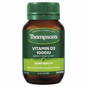 Thompson’s 汤普森 维生素D3胶囊 VD3 240粒-保质期2027年10月
