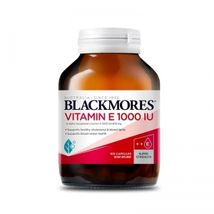 Blackmores澳佳宝维生素E美容胶囊VE1000IU 100粒-保质期2028年2月