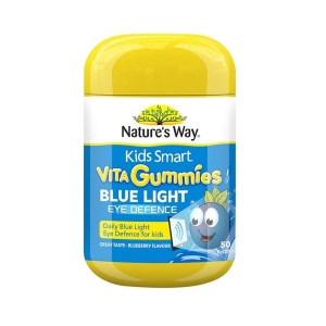 【融化不赔】Nature’s Way 佳思敏儿童蓝莓味蓝光护眼片软糖 50粒