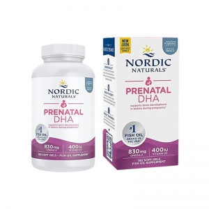 Nordic Naturals挪威小鱼孕妇DHA 180粒-保质期2028年5月