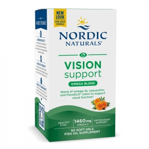 Nordic Naturals 挪威小鱼 omega3叶黄素配方保护视力胶囊 60粒-保质期2029年2月