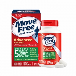 Move Free 益节 美国维骨力 舒缓款 绿瓶 120粒 氨糖加强款-保质期2028年2月
