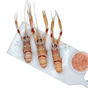 【国内仓现货】新西兰南极深海小龙虾鳌虾Scampi （Sanford黑盒） 1kg/盒 3号：约15-20只/盒/kg，约20-24cm/只