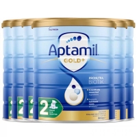 【新西兰直邮顺丰7天】Aptamil 爱他美金装 2段(6-12个月) *6罐 保质期至2028年3月
