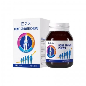 EZZ 骨骼生长素赖氨酸成长咀嚼片 120片-保质期2028年10月