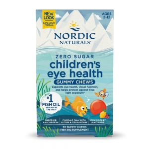 Nordic Naturals 挪威小鱼儿童护眼软糖30粒-保质期2027年4月