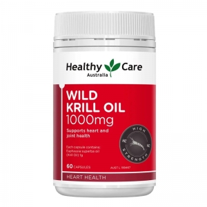 Healthy Care 磷虾油 1000mg 60粒-保质期2028年12月