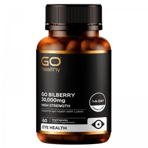 Go Healthy高之源蓝莓越橘精华30000mg护眼胶囊60粒-保质期2028年6月