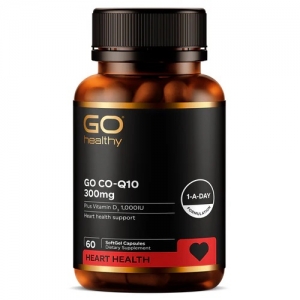 Go healthy高之源辅酶Q10 300mg胶囊60粒-保质期2028年2月
