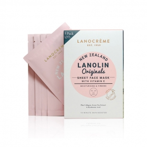 Lanocreme兰侬羊毛脂面膜（含维生素 E）5 片装-保质期2028年12月
