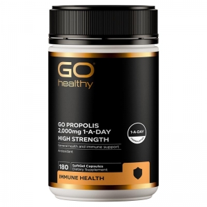 Go Healthy高之源2000mg蜂胶胶囊180粒-保质期2027年3月