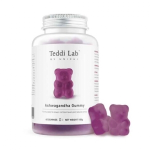 【融化不赔】UNICHI Ashwagandha Gummy南非醉茄小熊软糖60粒