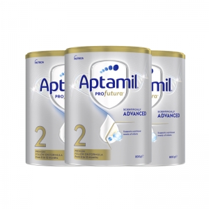 【新版顺丰快线7天】Aptamil 爱他美铂金 2段800克(6-12个月)3罐 保质期至2028年2月
