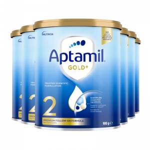 【新西兰直邮富腾达8周】Aptamil 爱他美金装 2段(6-12个月)6罐 保质期至2027年10月