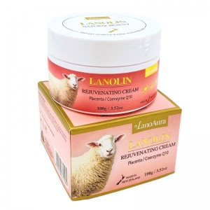 LanoAura焕活玫瑰油Q10绵羊油100g-保质期2028年4月