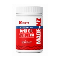 HighQ超高磷脂61%磷虾油1500mg胶囊1500mg 120粒-保质期2029年5月